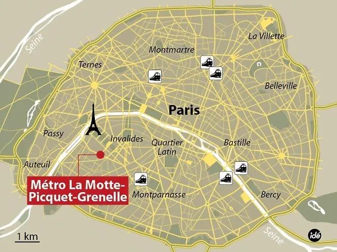 Prive Chic - Tour Eiffel Apartamento *